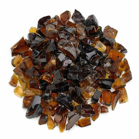 MARQUEE PROTECTION Auburn Recycled Fire Pit Glass Medium - 10 lbs MA2838100